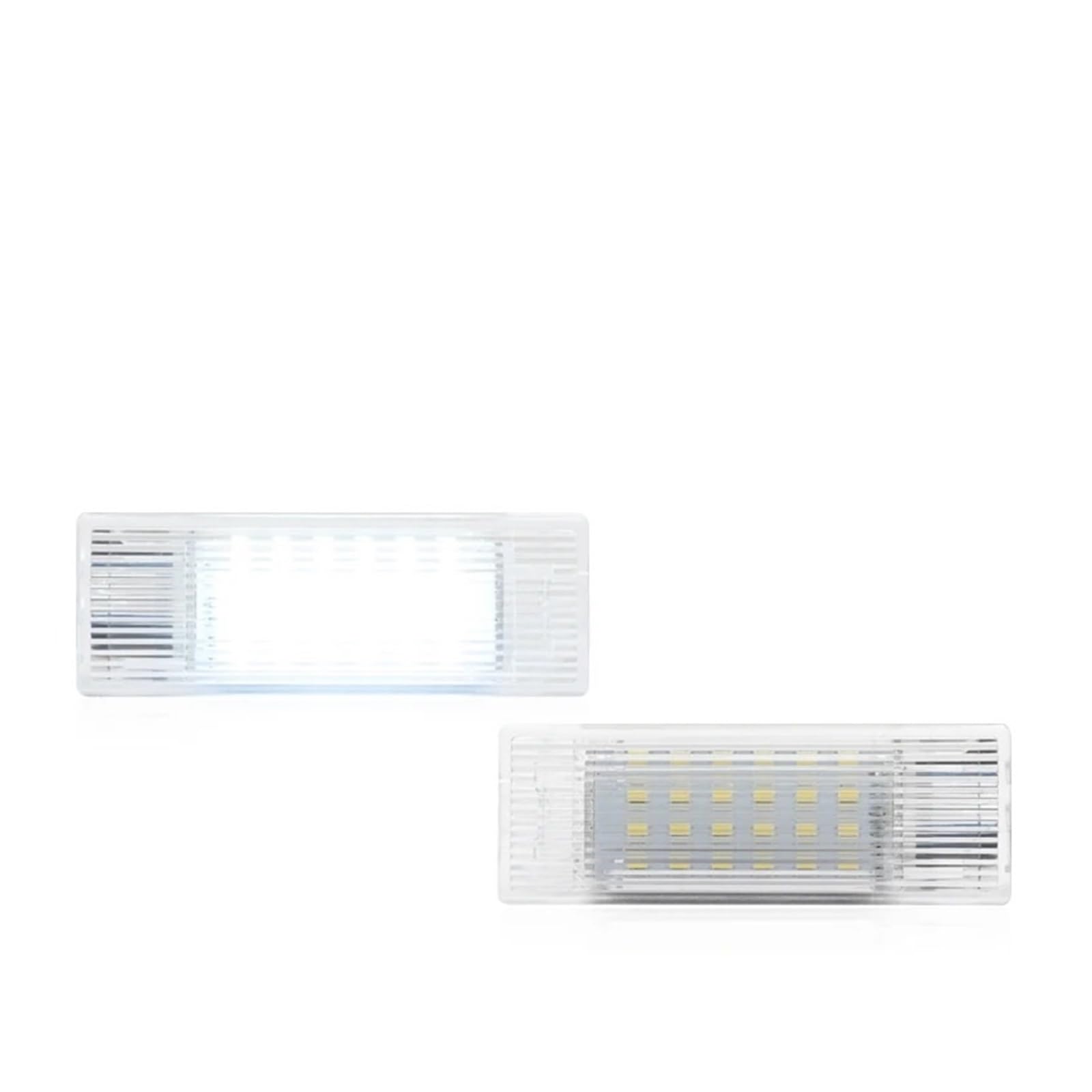 Para BMW F48 X1 2016-2022 Luces Repuesto Interiores Traseras Debajo Espacio Para Los Pies 4x F&R Luz LED Blanca Puerta Paso Luz Cortesía Charco Luces Matrícula Coche