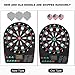 AONYAYBM Electronic Dart Board, Soft Tip Electric Dartboard, Electronic Dart Automatic Scoring Soft Dart Board Set LCD Scoring Display Screen Family Leisure Target Entertainment, Darts Included