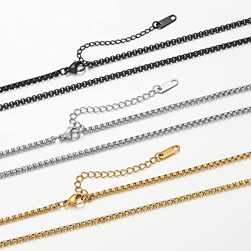 Blichain Jesus Mary Pendant Necklace Gold Coin Cross Necklace Symbol Of Faith And Fashion Elegant Necklace Stunning Design Sturdy Chain Adjustable Length For Men (J03, Silver) #TOP6