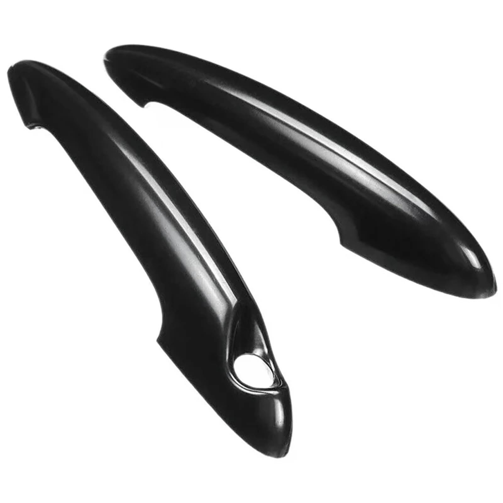 Cfayrlms Black Door Pull Cover Compatible With Mini For Hatch For Hardtop For R56 2006–2013 Car Door Handle Covers Sticker Carbon Fiber