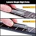 MusicNomad U-File Single Fret Leveler, 3-Pack MN813