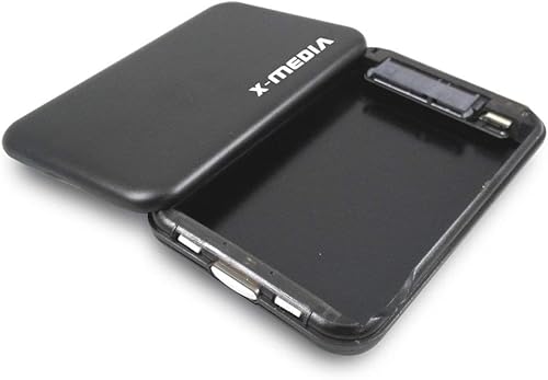Miniatura 3 de X-MEDIA 2.5 pulgadas sin herramientas USB 3.0 SATA disco duro de aluminio HDD caja externa [XM-EN2251U3-BK]