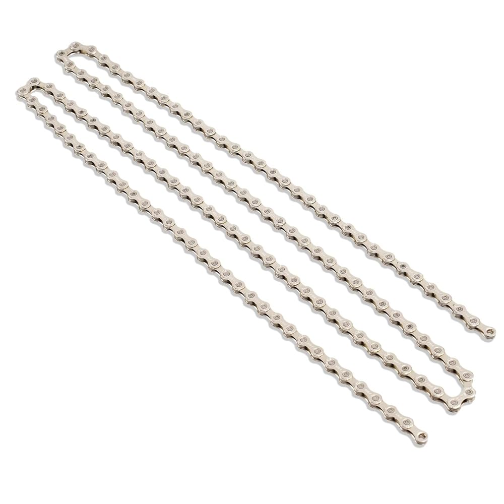 Chaîne de vélo eBike SUMC E10, E11, E12 pour 10, 11, 12 vitesses QuickLink 136 maillons, 1/2" x 11/128", anti-rouille, compatible Shimano, SRAM... renforcé (E10)