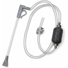 Aquarium Gravel Vacuum 5.7FT, J-Hook Siphon Pump, 10-50 Gallon