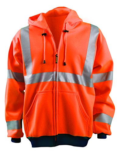 Veste haute visibilité Occunomix LUX orange en taille 6XL