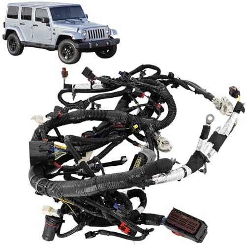 68081220AI 3.6L Engine Wiring Harness Compatible with Jeep Wrangler 2012 2013 2014 2015 3.6L V6 Engine Wire Harness 68081220AC 68081220AD 68081220AE 68081220AF 68081220AG 68081220AH