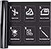 HTVRONT HTV Black Heat Transfer Vinyl Rolls - 12