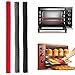 Protections De Grille De Four en Silicone Protecteur De Bord De Four Résistant à La Chaleur Protection De Sécurité Grille-Pain Boucliers De Bord De Cuisson, sans Bpa, Silicone, 3 Pièces