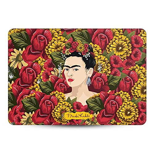 Sticker MacBook Pro 13 fleurs pour espace de travail nomade