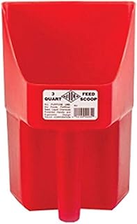 Tolco 240124 Model 621 Quart Scoop, 3 Quart Capacity, Red (Pack of 12)