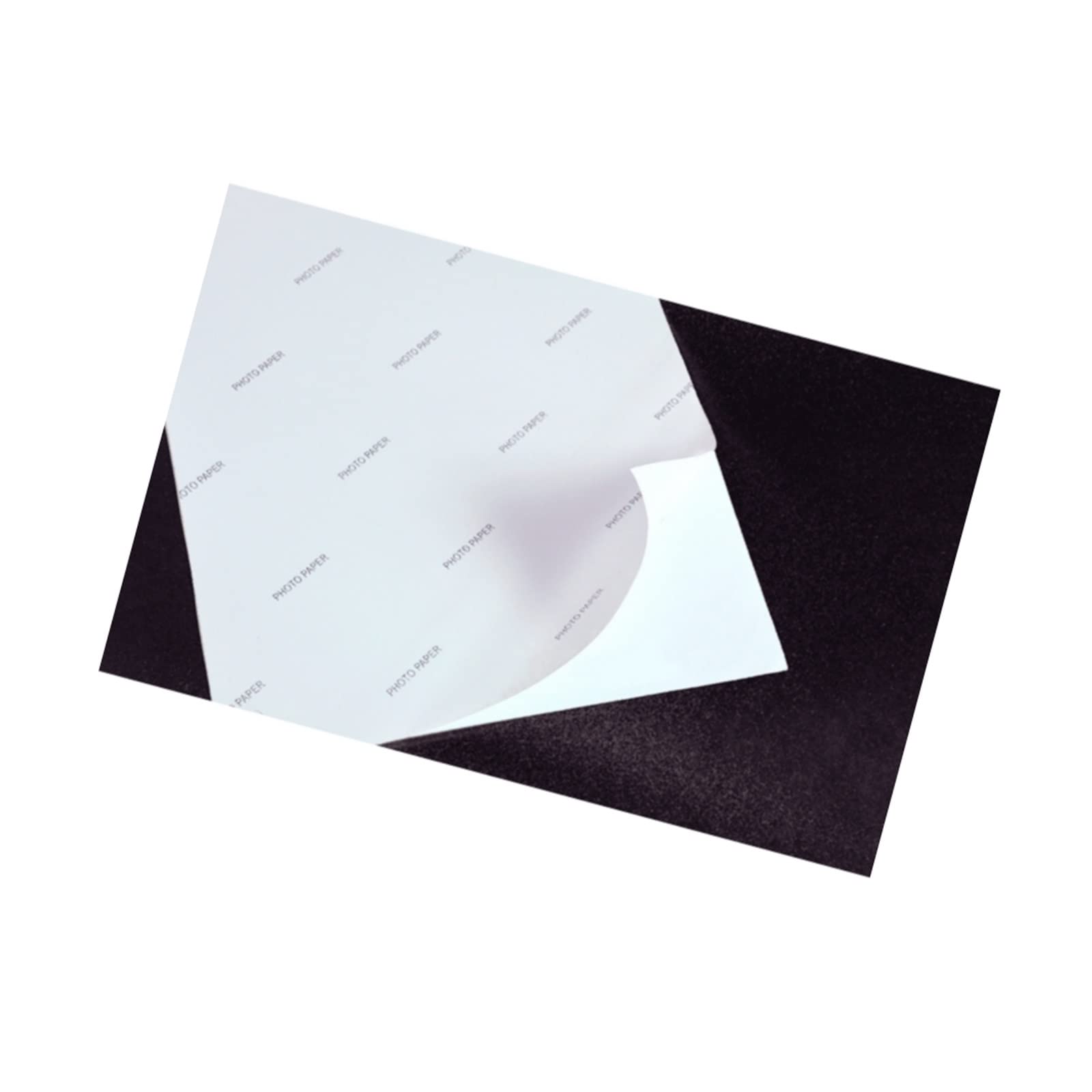 A4-Aufkleber, glänzendes Fotopapier, weiß, Größe 210 x 297 mm, ganzflächiges Etikett, selbstklebend, Tintenstrahl-Laserdrucker, Etikettenpapier Lucky (Color : A4 20 Sheets)