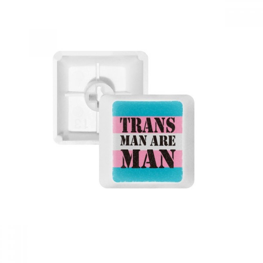 Teclas de teclado mecánico PBT blanca sin grabado DIYthinker trans apoyo LGBT 4