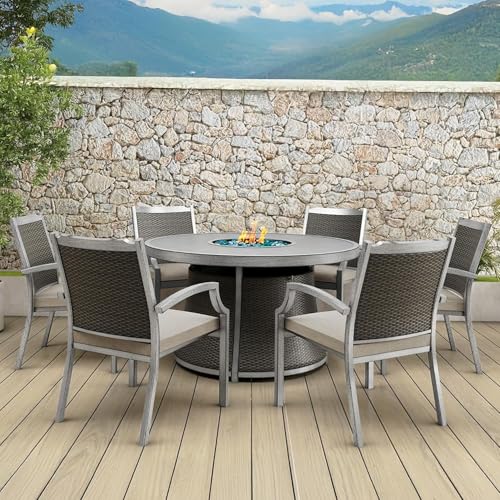 7-Pieces Patio Furniture Set with 52