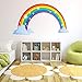 Bamsod Rainbow Wall Decal Kids Wall Stickers Nursery Home Decor 40cm x 73cm