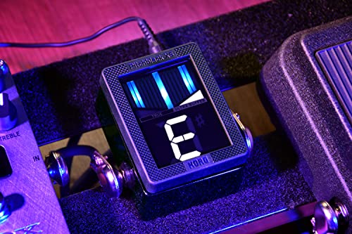 Image of Korg Pitchblack XS Compact Chromatic Guitar Pedal Tuner w / Four Display Modes and High Visibility Display (PBXS)