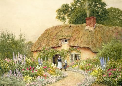 Tableau une chaumière d'Arthur Claude Strachan pour une décoration nostalgique unique