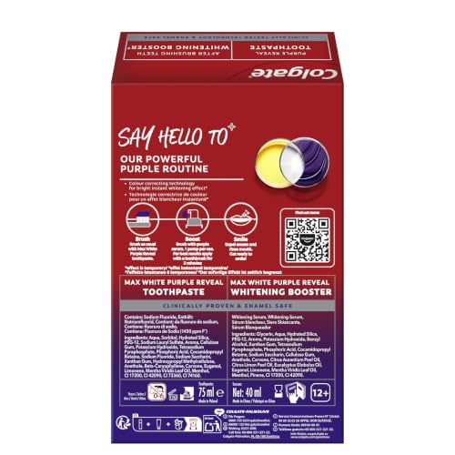 Miniatura 2 de Colgate Kit Blanqueador Max White Purple: Pasta + Sérum