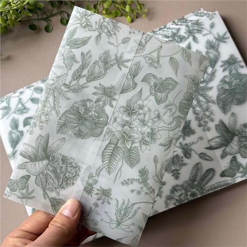 Papier vélin de mariage bleu-vert 5x7 aux finitions premium - 6