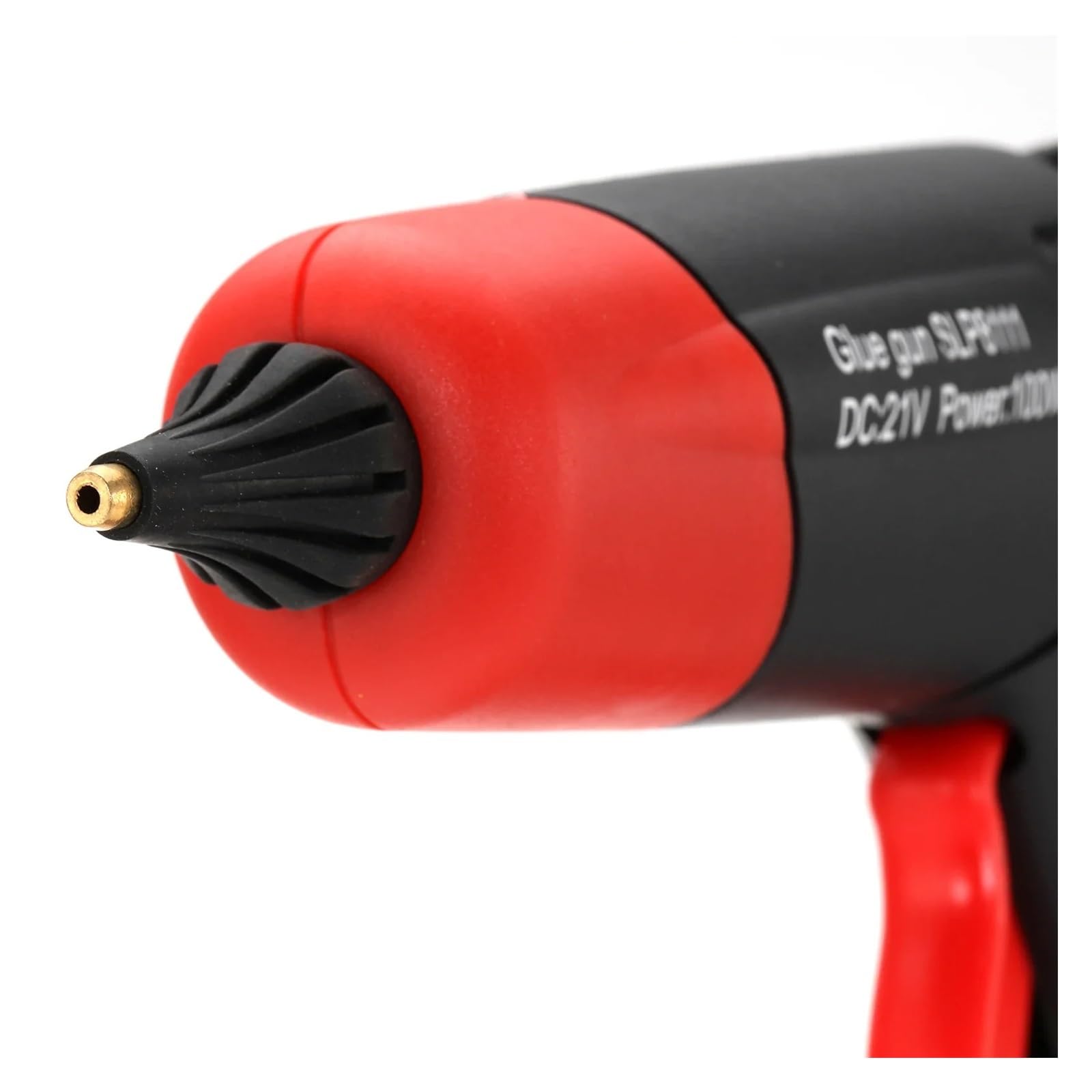 Pistola for colla a caldo elettrica senza fili da 100 W, pistola ad aria calda for saldatura di plastica con stick 11 mm for batteria al litio 21 V for fai te, regali Natale, artigianato(2 Battery)