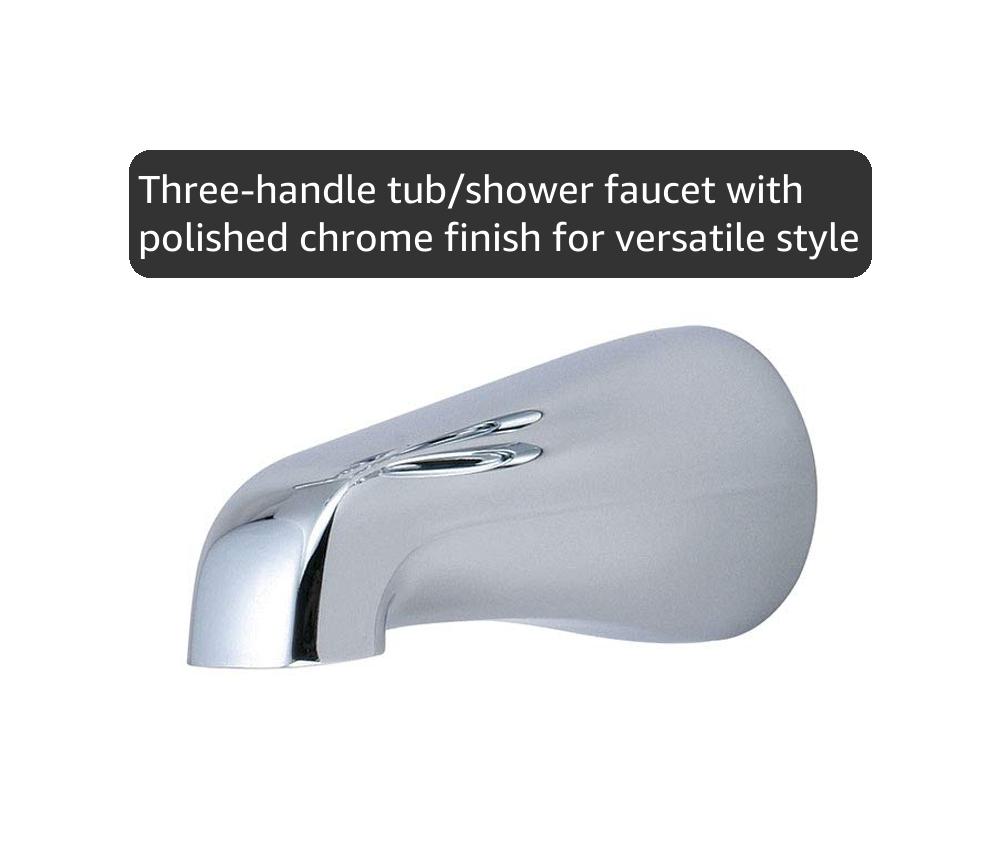 Olympia Faucets P-3230-BN Three Handle Tub/Shower Set, Tarnish