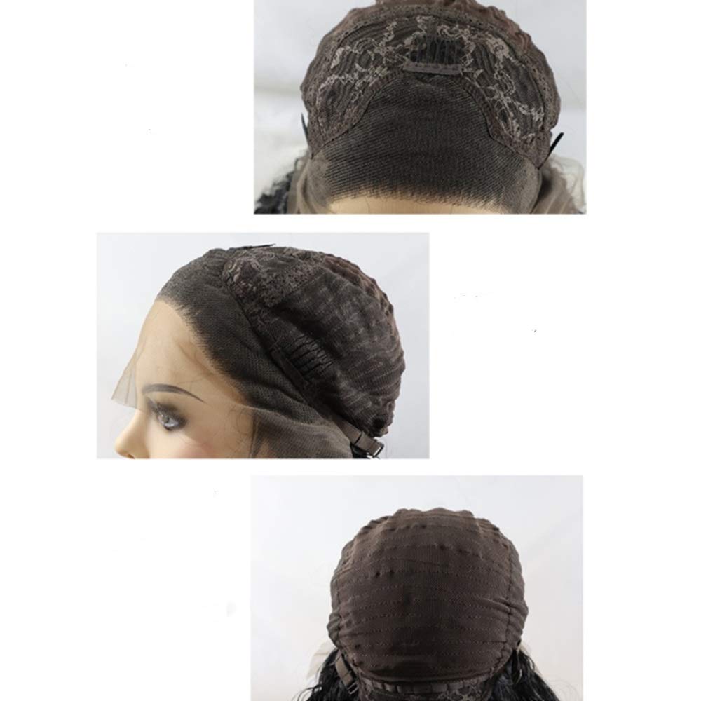 Amazon.co.jp: ヘアウィッグ 黒ロングストレートウィッグ、フロント
