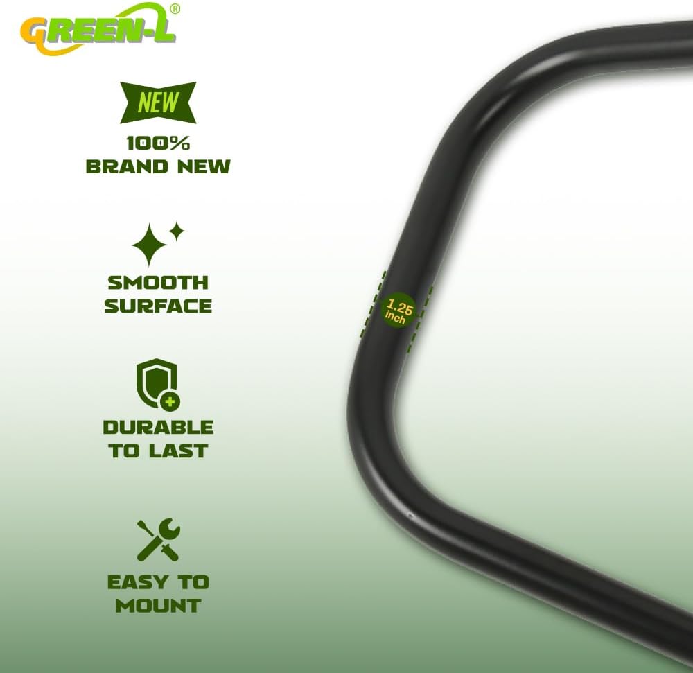 Green-L Black 1 1/4" Engine Guard Crash Bar Fit for Harley Softail Fat Boy FLSTF 2000-2017