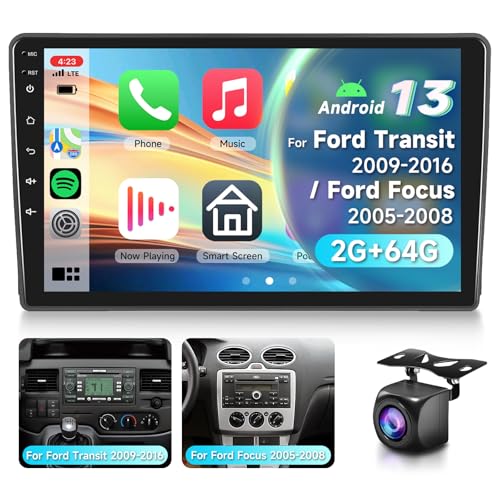 Autoradio adattata per Ford Transit / Ford Focus: questa autoradio Opel Vivaro / Nissan Primastar è dotata di sistema operativo Android 15 e 2 GB di RAM + 64 GB di memoria ROM. Il software necessario può essere scaricato dall'App Store. Lo schermo dell'auto è dotato di un touchscreen IPS da 10,1 pollici ad alta risoluzione con vetro 25D antigraffio e sono disponibili 26 interfacce utente tra cui scegliere per personalizzare gli interni della tua auto. Autoradio per Ford Transit 2009-2016 / Ford Focus 2005-2008.