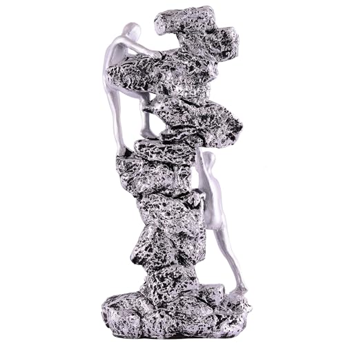 Image of AshLova Men Climb on wall Showpiece for Home Decor Showpiece, Atlas Sculpture for Office Table Decor Multicolour - 10