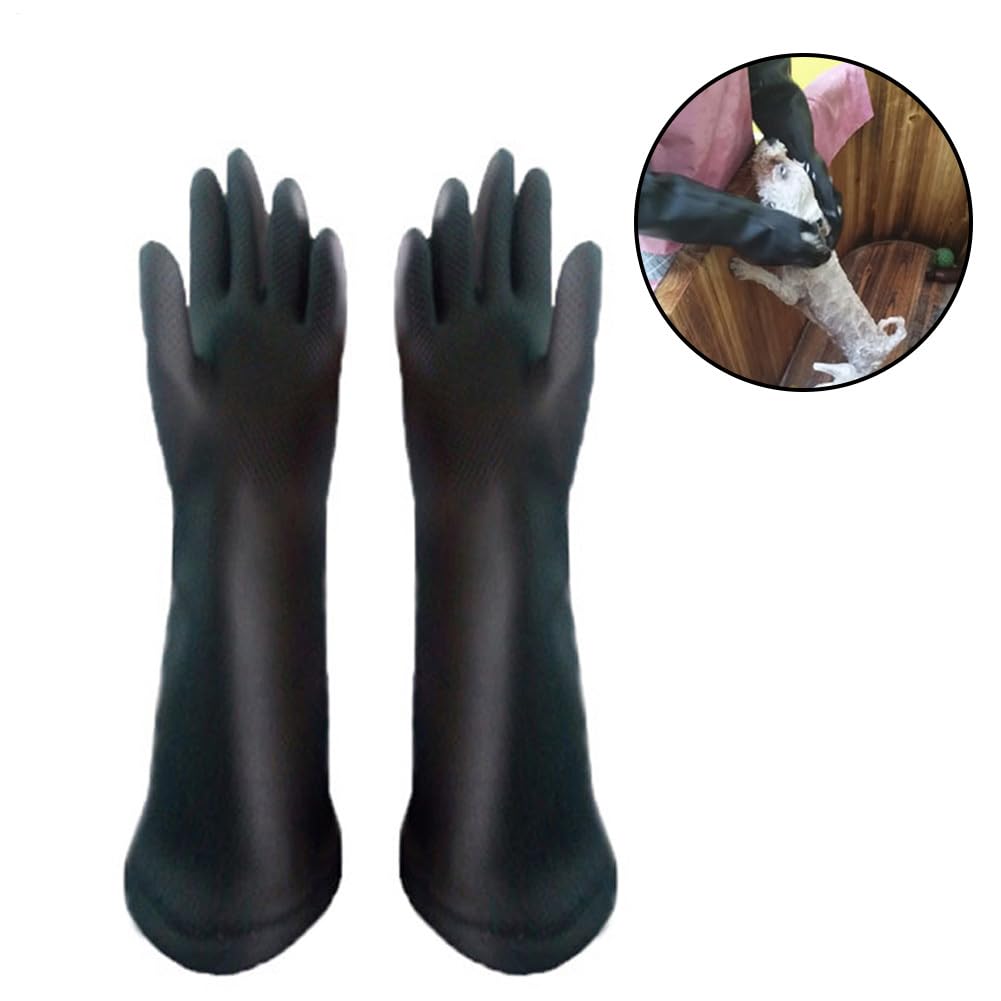Genérico Pflegehandschuhe für Haustiere | Handschuhe aus Leder verstärkt