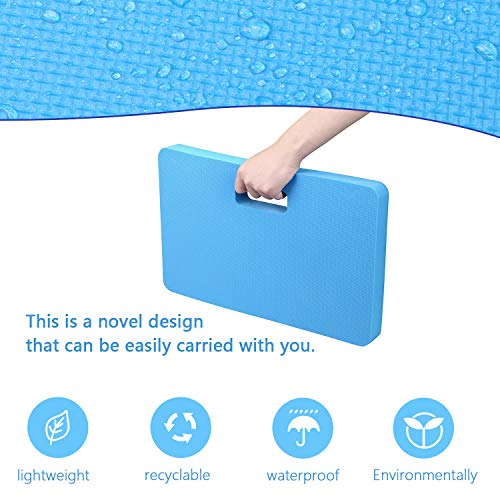 Wonlink Thick Kneeling Pad, Extra Thick Knee Pad, Waterproof Foam Mat Cushion for Gardening, Bathing Baby, Work, Exercise，Prayer, Yard Work and Yoga. (Sky Blue) - Thumbnail 4