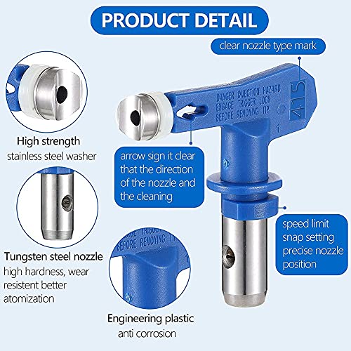 Melitt 3Pc 415/515 Tips Airless Verf er Tip Nozzle Vervanging voor Airless Verf Tip Nozzle - Image 3