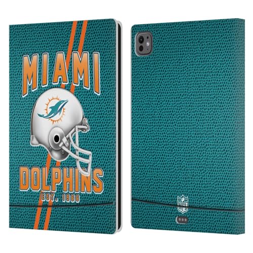 Housse iPad Pro 11 M4 M5 NFL Miami Dolphins Idéale pour Regarder les Matchs en Mode Mains Libres