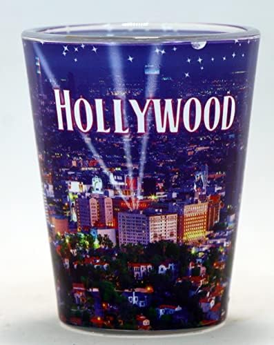 Hollywood California Searchlights Shot Glass image 4