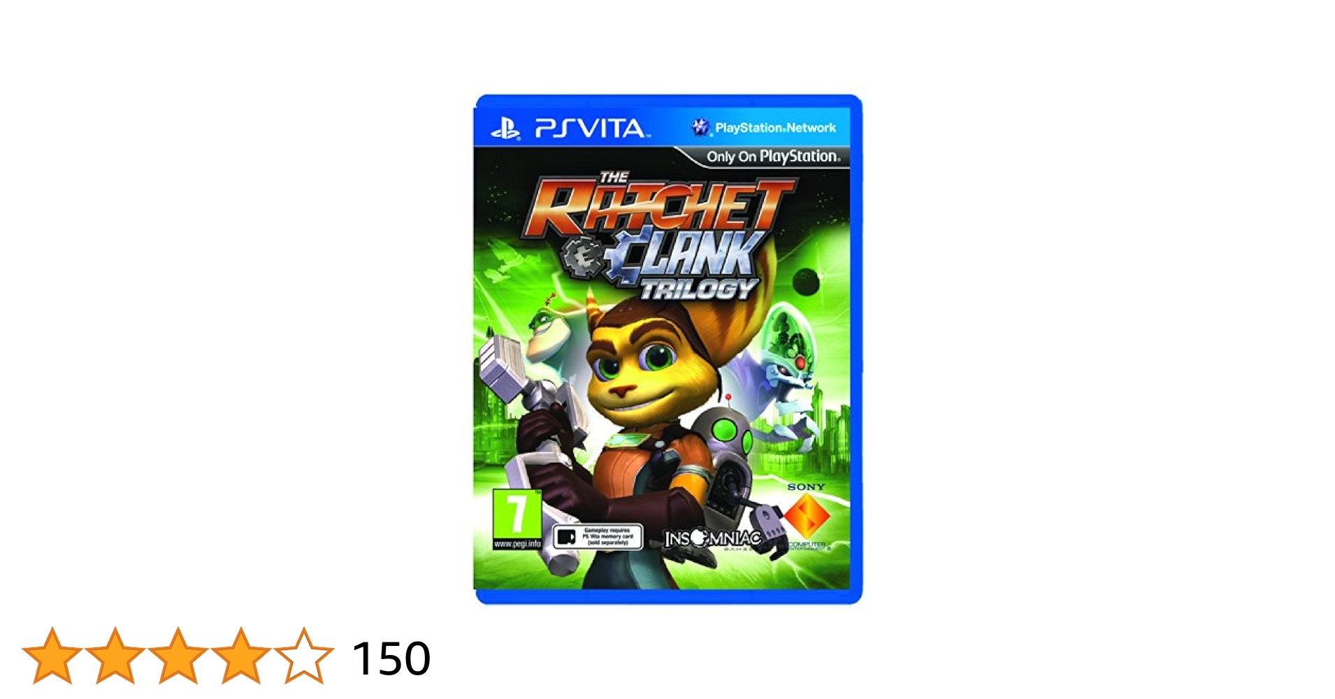 PS VITA ラチェット&クランク トリロジー 中古 欧州版