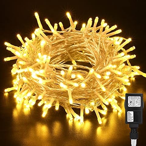 Clomnpe 20M 200 LED Guirnaldas Luces Navidad Exterior Cover