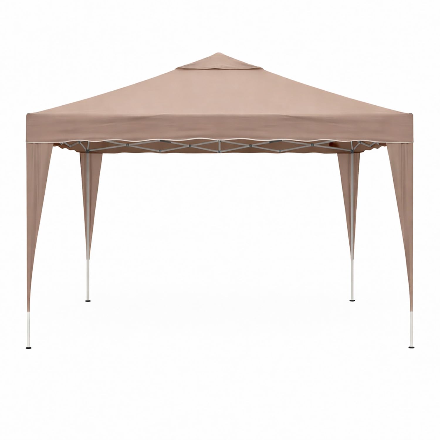 Gazebo Pieghevole 3x4 M Acciaio Idrorepellente 160 g/m² Anti-UV Apertura Rapida a Fisarmonica con Borsa e 4 Sacche Zavorra