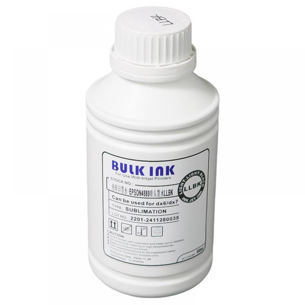 Encre de sublimation Light Light Black 500ML pour imprimantes format large