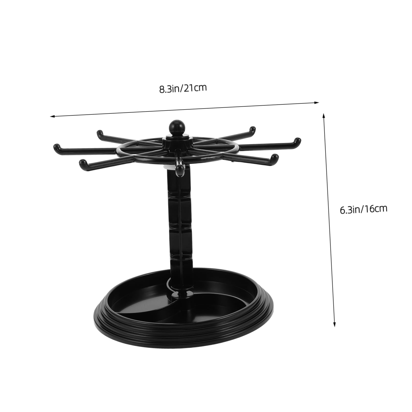 Didiseaon Stylish Rotating Jewelry Display Necklace Stand Bracelet Holder Ring Showcase for Home Office