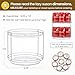 2 Tier Non-Skid Acrylic Lazy Susan Turntable Organizer - Rotating Spice Rack - Spinning Organization Tray for Kitchen, Pantry, Countertop, Closet, Bathroom, Vanity, Medicine Cabinet Organizing, 9.25''