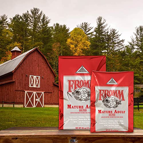 Fromm Classic Mature Adult Dog Food - Senior Dry Dog Food for Large, Medium, & Small Breeds - Chicken Recipe - 30 lb
