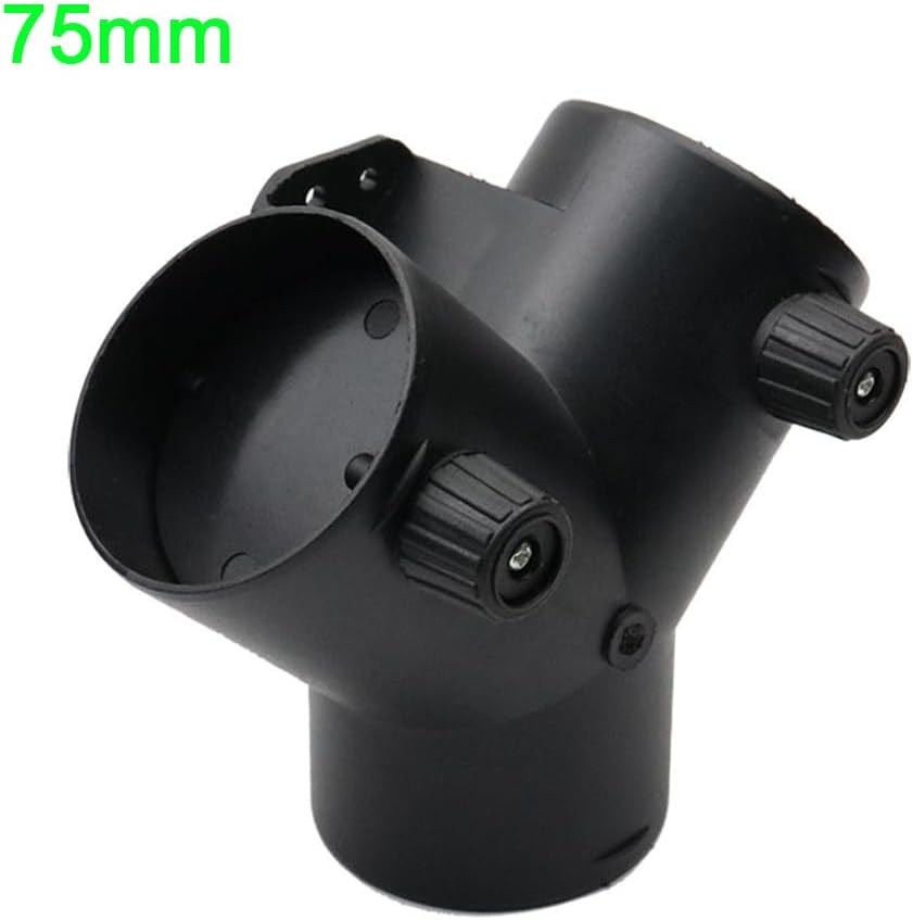 CYDZSW Diesel Heater Duct Connector Accessories,Diesel Air Heater Hose Pipe Ducting Connector Parts for Chinese Webasto Eberspacher Propex 2KW 5KW 8KW Heaters(Y Shape Connector 75mm/3inch)