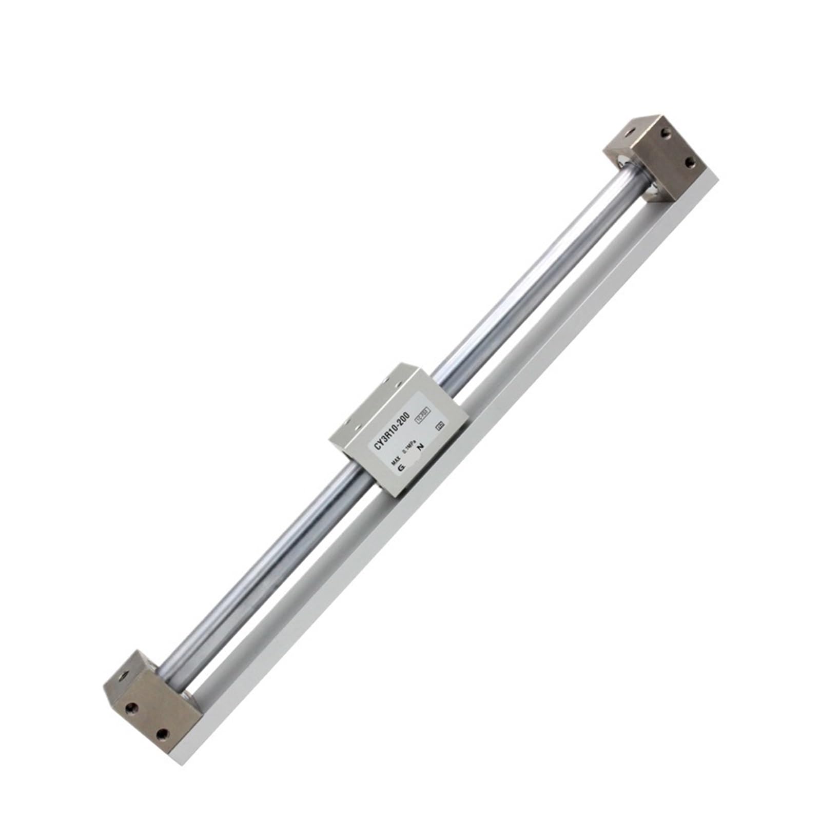 Cylindre sans tige magnétique CY3R6 actionneur linéaire miniature 6mm course 100mm pneumatique