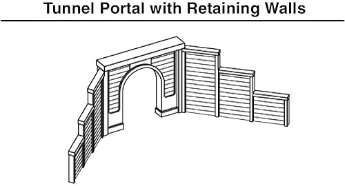 Miniatura 3 de Woodland Scenics N Portal de túnel doble piedra cortada 2