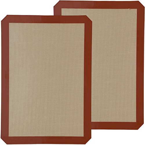 Bake and Win Nonstick Silicone Baking Mat. Large Half Sheet: 16 1/2 inches x 11 5/8 inches
