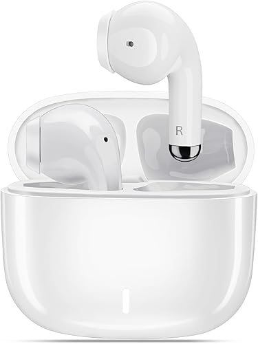 Auriculares inalámbricos para Samsung S25 Ultra S24 S23 Fe S22+, 5.3 auriculares Bluetooth con cancelación de ruido auriculares con micrófono táctil