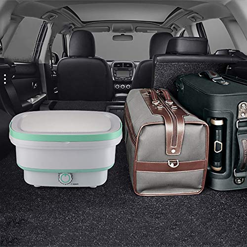 Draagbare Mini Turbo Wasmachine Met Opvouwbare Kuip Compacte Turbine Wasser Travel Wasmachine Camping Appartementen… - Image 7