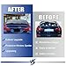 Rear Spoiler Compatible with BMW 5 Series F10 Sedan 528i 535i 550i and F10 M5 2010-2016 Carbon Fiber Printing Rear Trunk Spoiler Wing