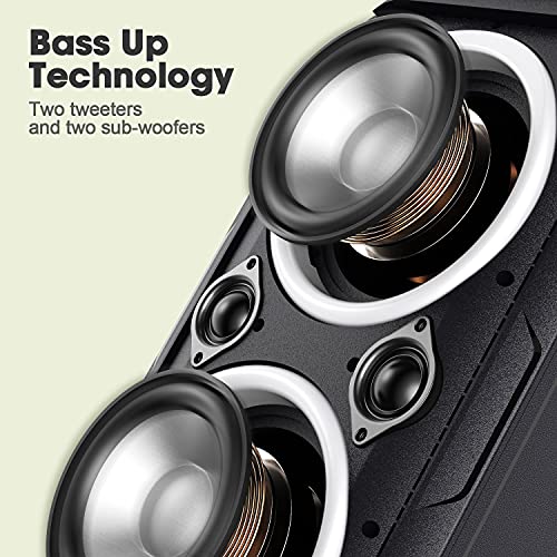 Bluetooth-luidspreker, W-KING 80W Super Punchy Bass, Enorme 105dB geluid draagbare draadloze luidsprekers, Gemengde kleuren LED-verlichting, 12000mAH-batterij, Bluetooth 5.0, USB afspelen, Luid voor feest, Niet-waterdicht - Image 3