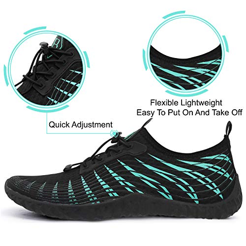Spesoul Womens Mens Water Sports Shoes Outdoor Quick Dry Barefoot Athletic Aqua Shoe For Beach Swim Pool Surf Diving Yoga 8 Women #TOP2