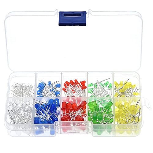 100 LED 3mm Multicolores - Lot De Diodes électroluminescentes, Neuf